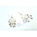 Earrings Silver 925 Sterling Dangle Drop Women Garnet Stone Handmade Gift B651